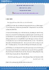 Đề số 3 - Đề thi thử THPT Quốc gia môn Ngữ văn